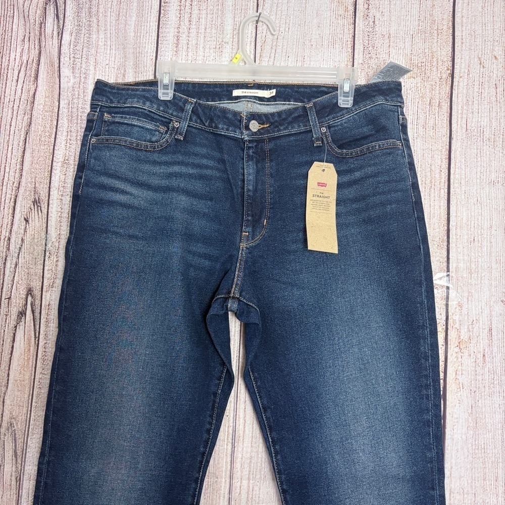 Levi’s 714 Womens Straight leg jeans size 34 - Picture 2 of 11